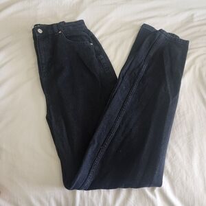 Asos Design High Rise Black Jeans in size 28 Tall